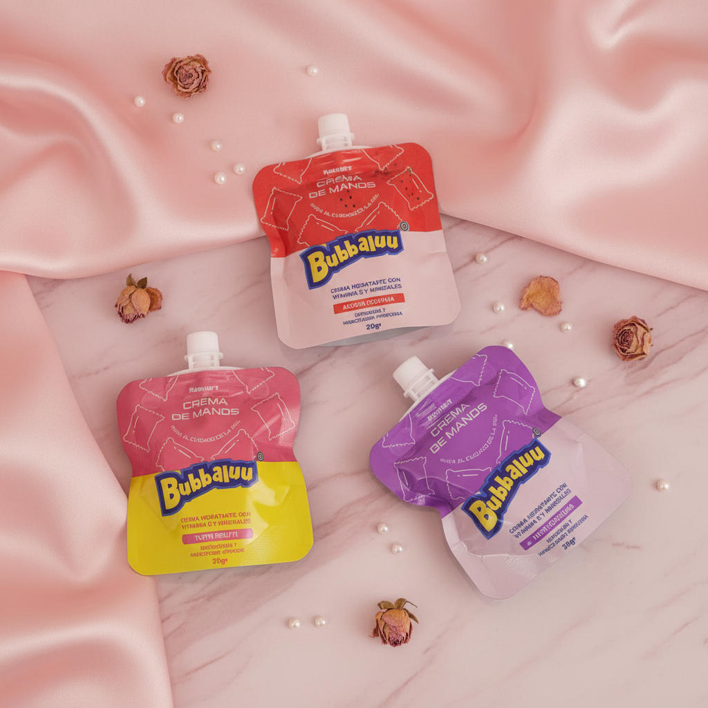 Crema manos Bubbaluu 3 aromas estilo Neshvara