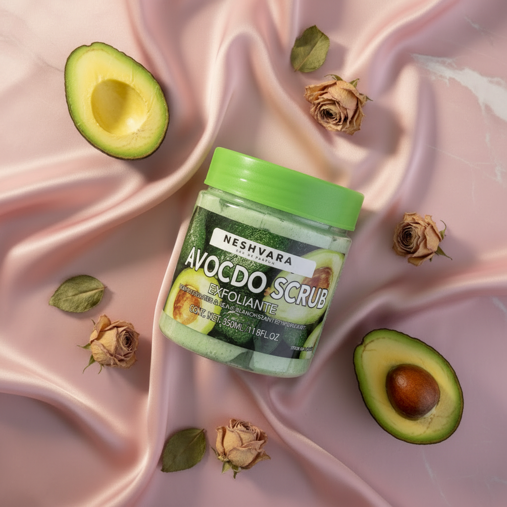 Exfoliante Aguacate Neshvara - Estilo Editorial