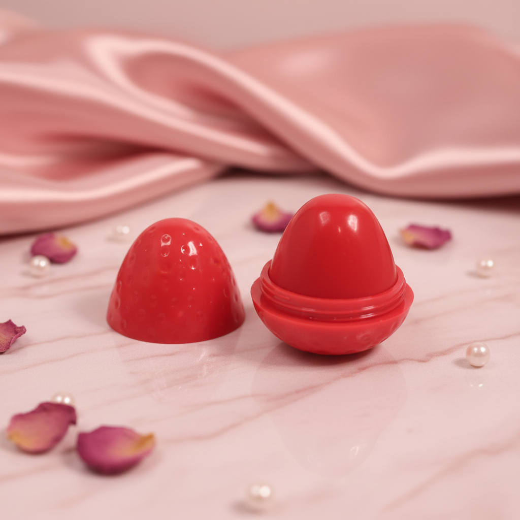 Lip balm fresa abierta estilo Neshvara