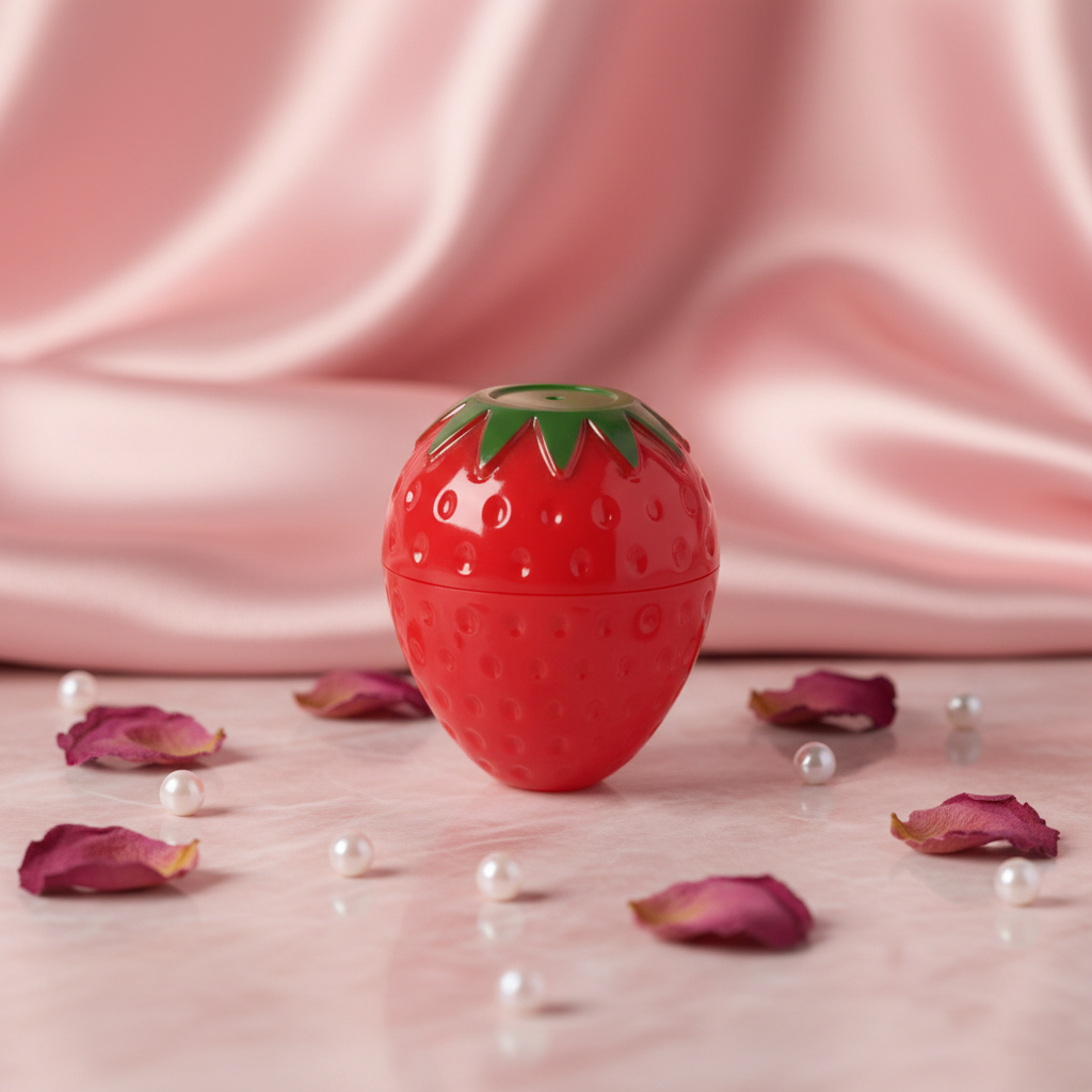 Lip balm fresa cerrado estilo Neshvara